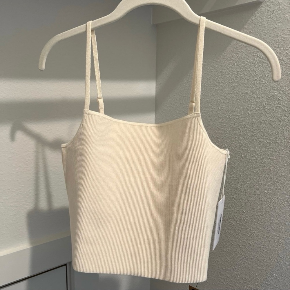 Reformation Eli Ribbed Sweater Tank